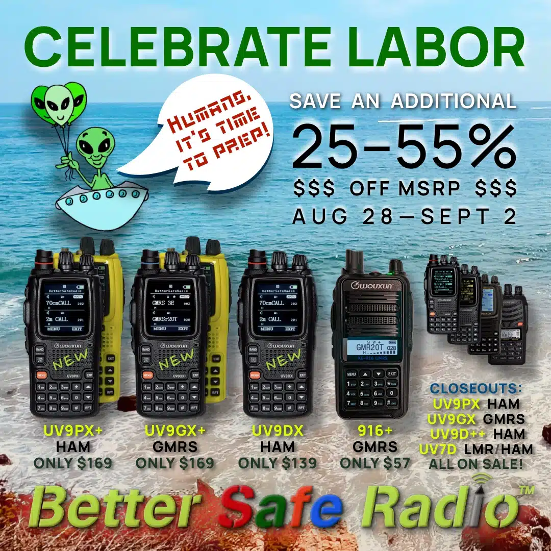 Celebrate Labor Day 2025 by Getting Prepped Now promotional image.